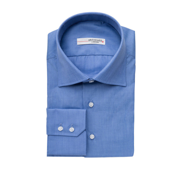 Artigiano Saane Blue Shirt Image Folded