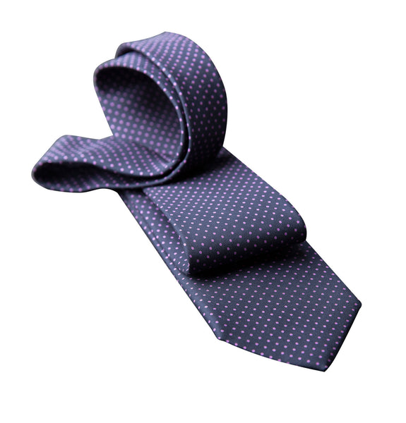 Light pink silk tie folded