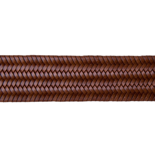 Van Laack brown belt weave
