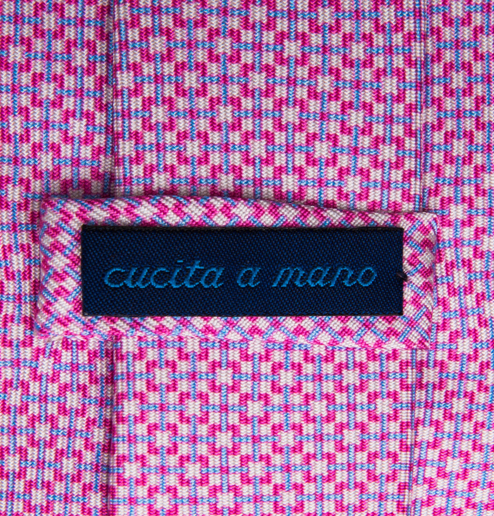 Cavour and Cobs Bellunesi Tie Featured Fabric in Lilac Silk