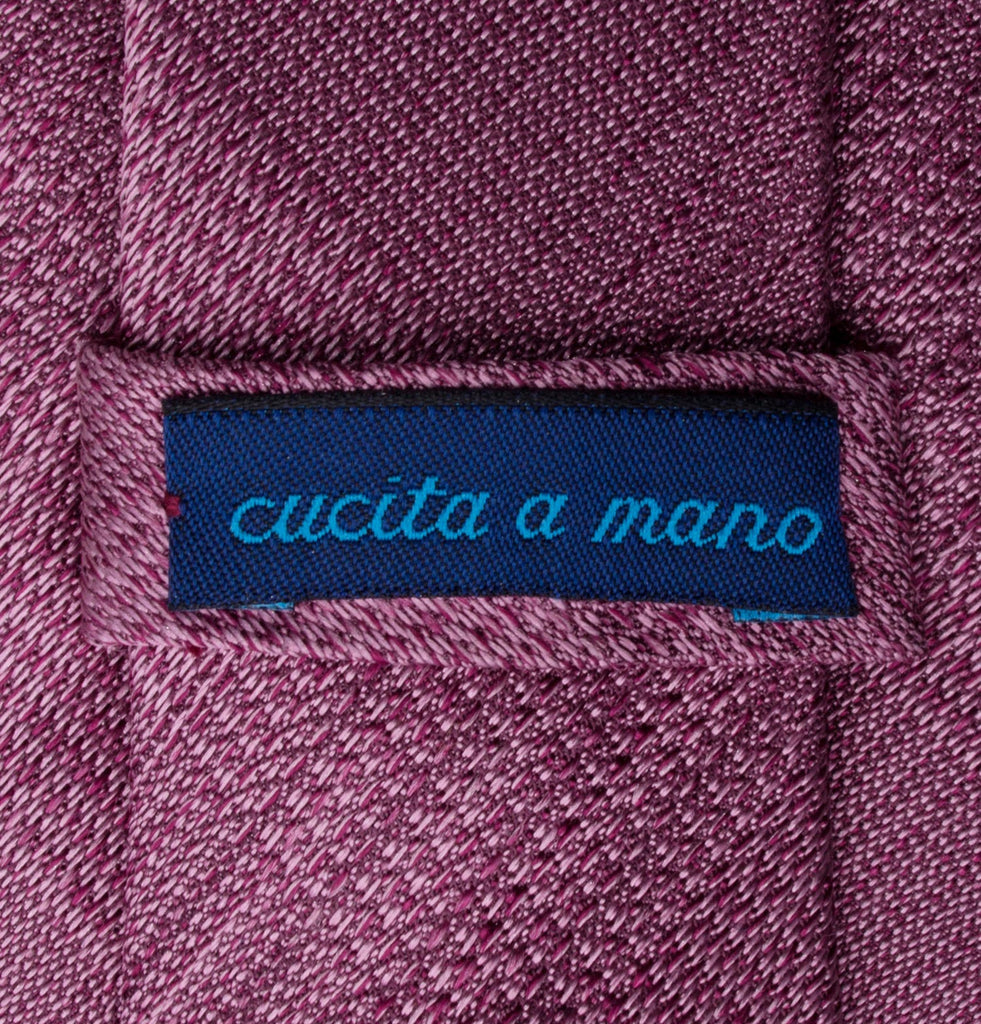 Cavour & Cobs Pollino Tie Featured Fabric in Classic Rose Silk