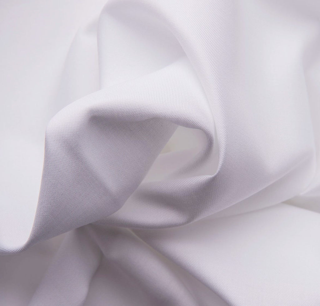Eton Tristan Shirt Fabric in Chalk White