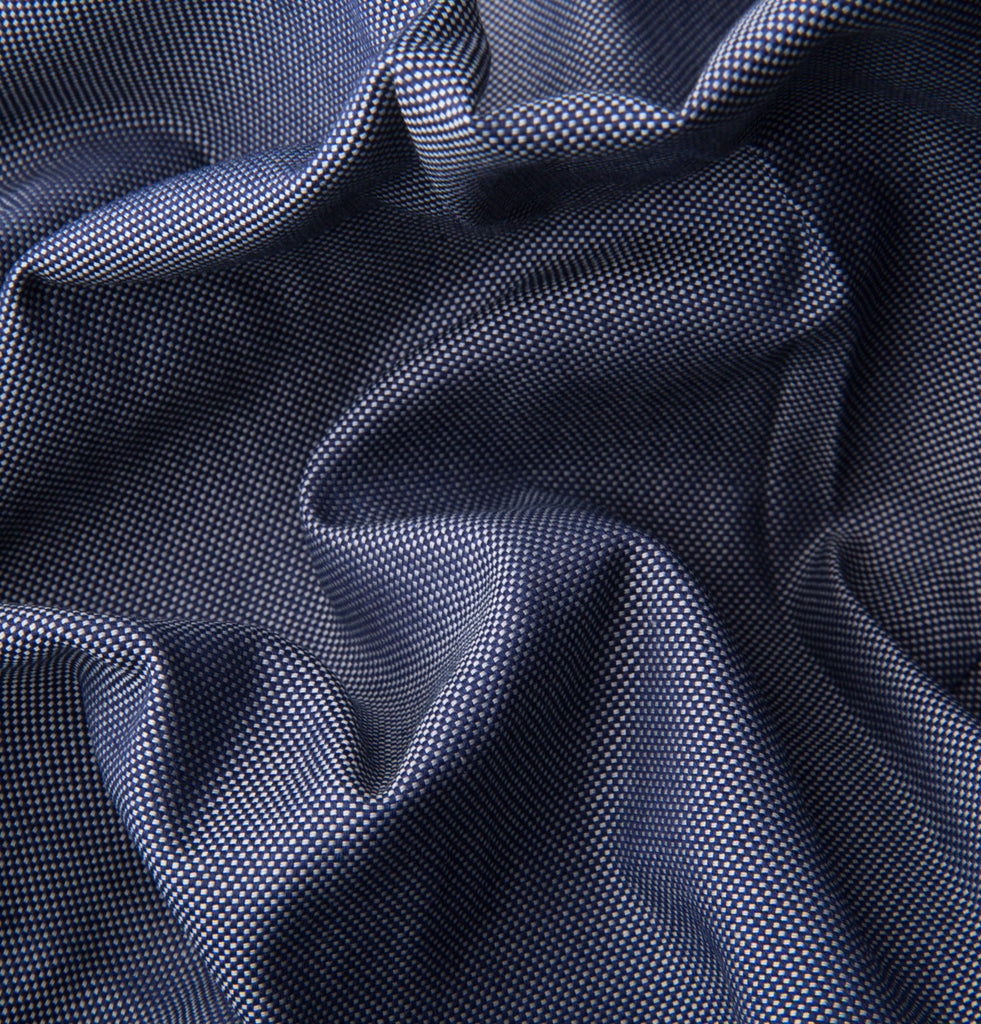 NYMB Paloma Shirt Fabric in Denim Oxford