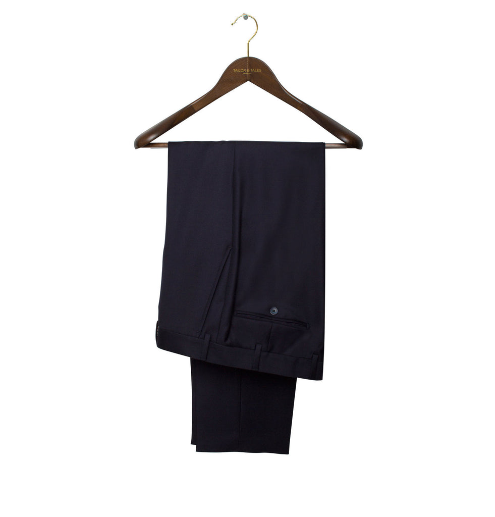 Morton Street Plain Navy Suit Trousers