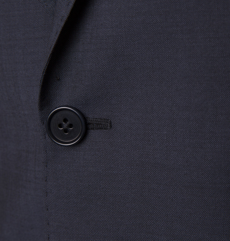Tombolini Navy Sharkskin Two Piece Suit Fabric