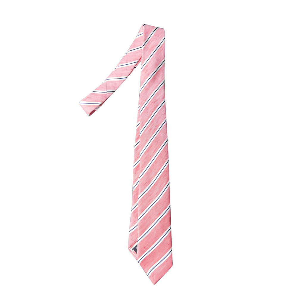 Red & White Van Laack tie front