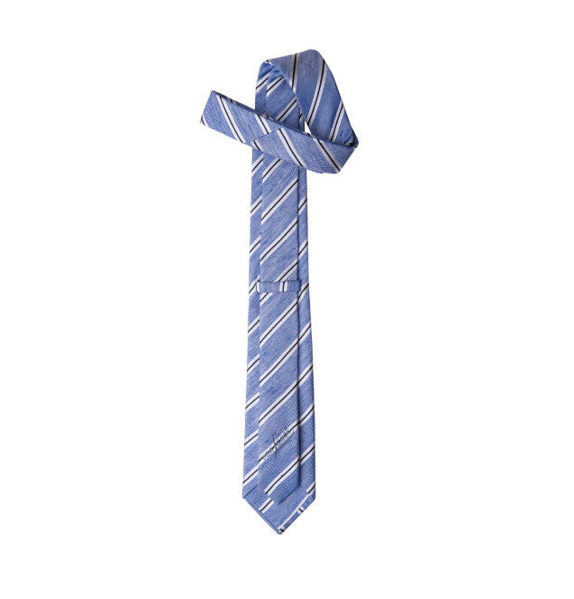 Van Laack Blue & White Tie back